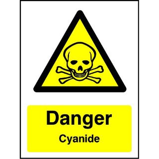 Picture of "Danger Cyanide" Sign 