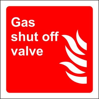 Picture of Gas shut off valve fire 