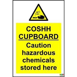 Picture of Coshh Cupboard Safety Sign