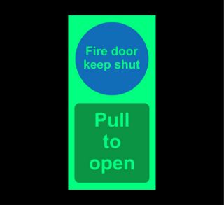 Picture of Fire door keep shut pull to open 