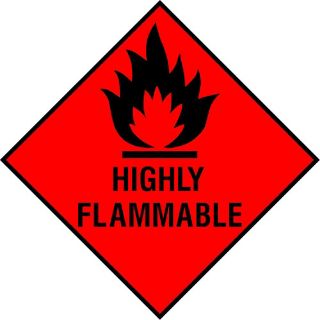 Picture of "Highly Flammable" Sign