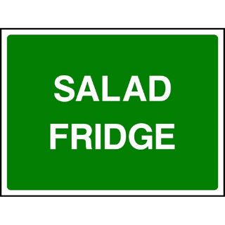 Picture of "Salad Fridge" Sign 