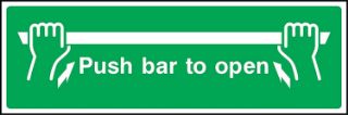 Picture of Push bar to open emergency door 