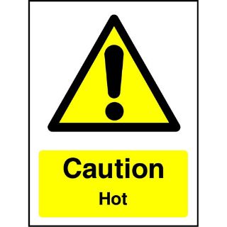 Picture of "Caution Hot " Sign 