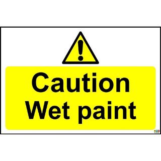 Picture of Caution Wet Paint Safety Sign