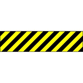 Picture of "Black And Yellow Right Horizontal Strips" Sign 