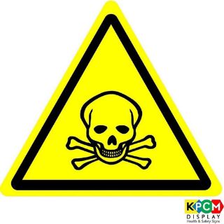 Picture of International Warning Toxic Material Symbol 