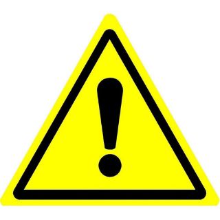 Picture of International Hazard Warning Symbol 