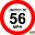 Show details for Limited To 56 Mph Vehicle Speed Limit Sign. For Vehicles Which Have Been Limited To A Maximum Speed Of 56 Mph. For Hgv Trucks, Semi-Trailers Or Any Vehicle Limited To 56 Mph, Stick These Stickers To The Rear Of Your Vehicle Picture of Limited To 56 Mph Vehicle Speed Limit Sign. For Vehicles Which Have Been Limited To A Maximum Speed Of 56 Mph. For Hgv Trucks, Semi-Trailers Or Any Vehicle Limited To 56 Mph, Stick These Stickers To The Rear Of Your Vehicle
